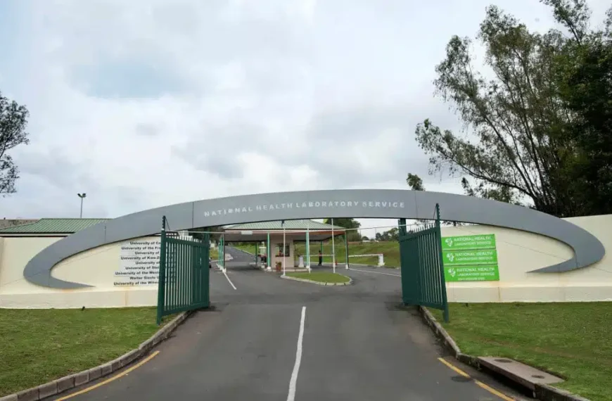 NHLS South Africa entrance.